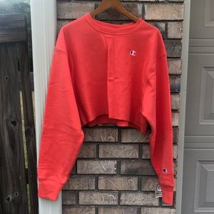 CHAMPS SPORTS CROP-TOP SWEATER